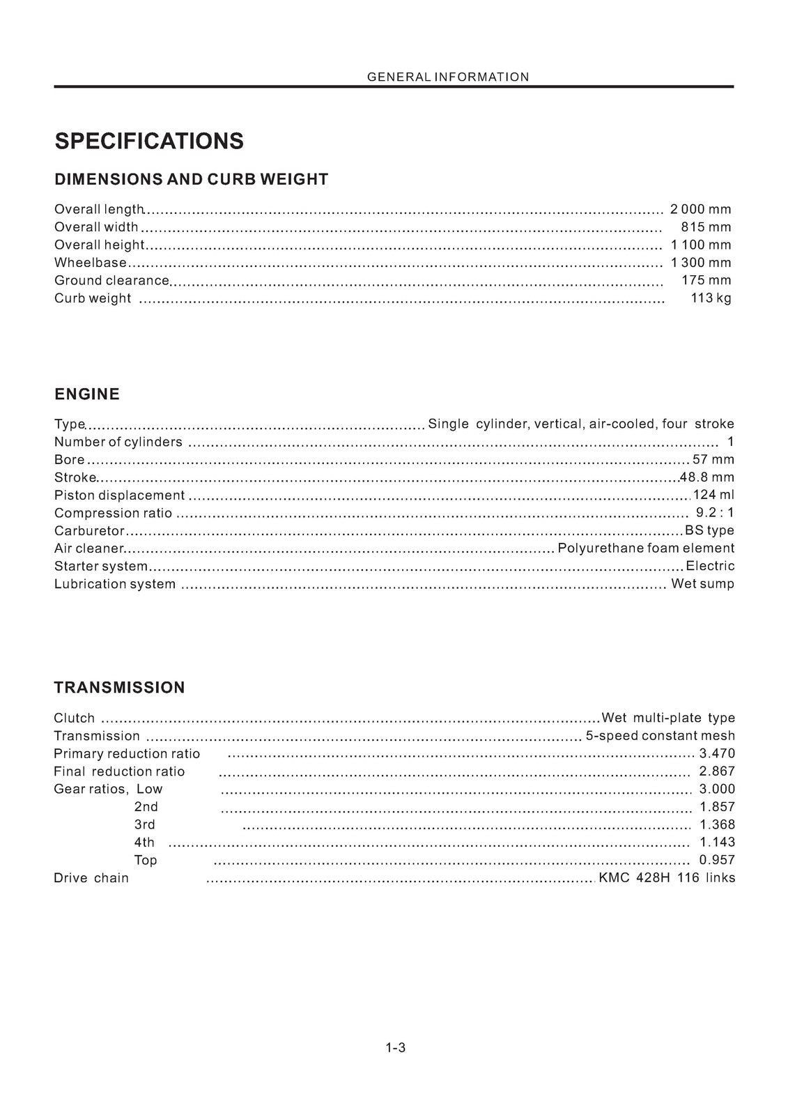 SUZUKI GN125F Service Manual 2014 - STEEL WIRE BOUND - PROTECTIVE COVERS