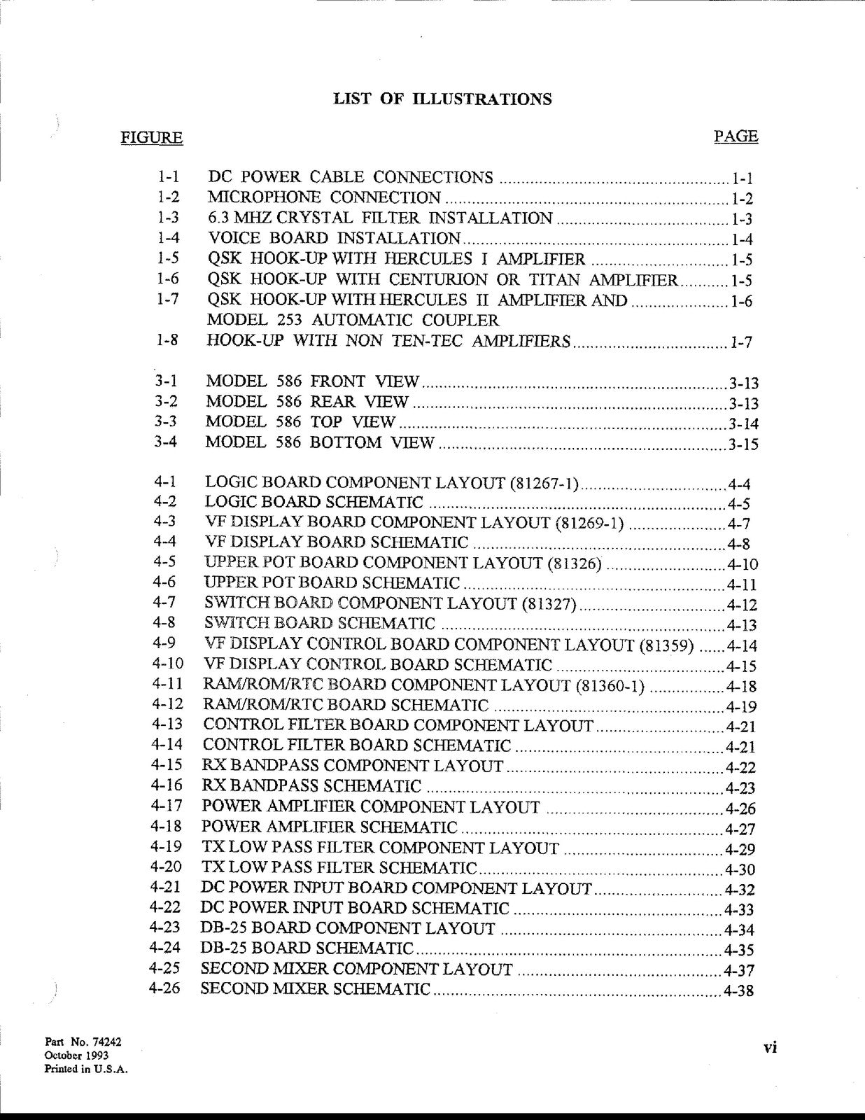 TEN TEC Paragon 2 Model 586 HF Transceiver User Manual - WIRE BOUND - COVERS