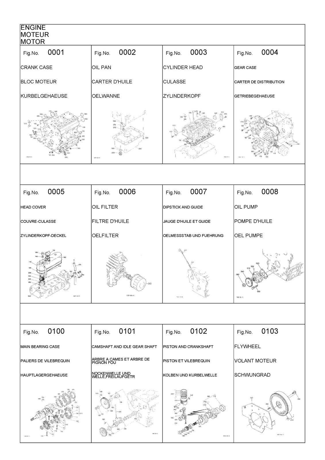 KUBOTA F1900 F1900E Mower Parts Manual 2008 - STEEL WIRE BOUND - TOUGH COVERS