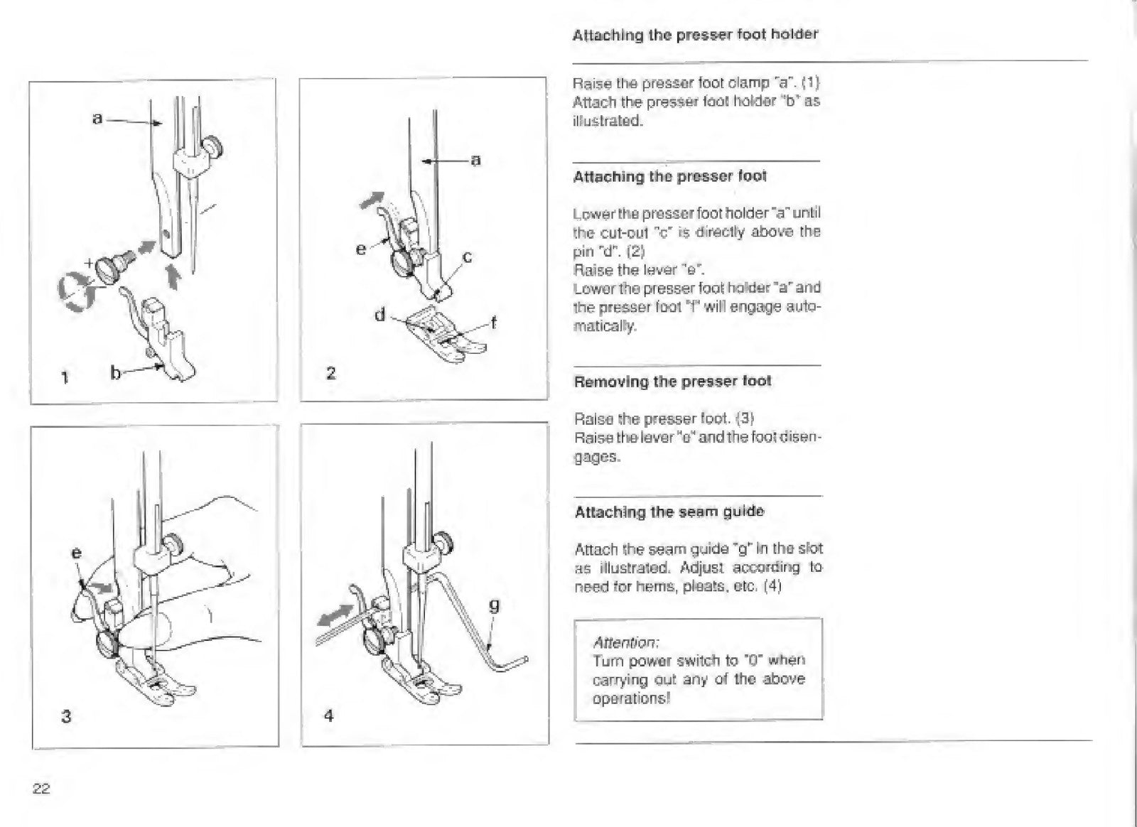 BERNETTE Ornette SU3E Sewing Machine Instruction Manual - WIRE BOUND - COVERS