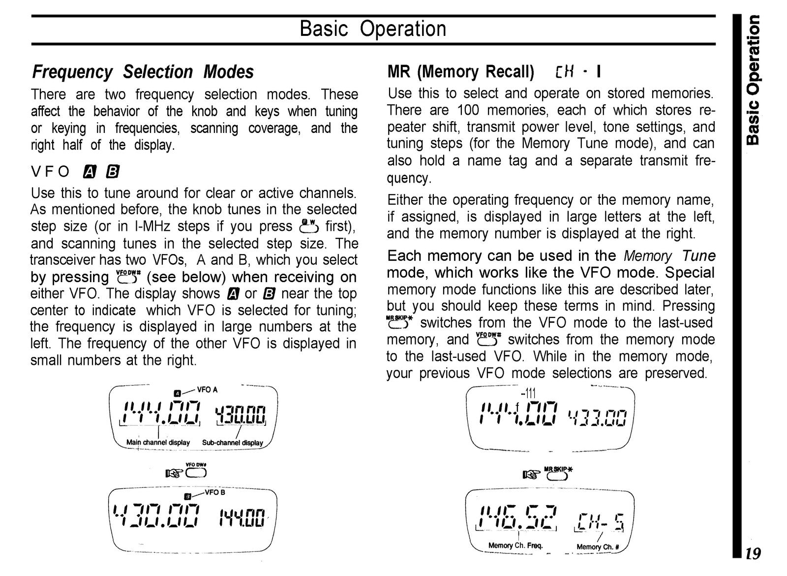 YAESU FT-50R HT Dual-Band Handheld Operating Manual - WIRE BOUND - TOUGH COVERS