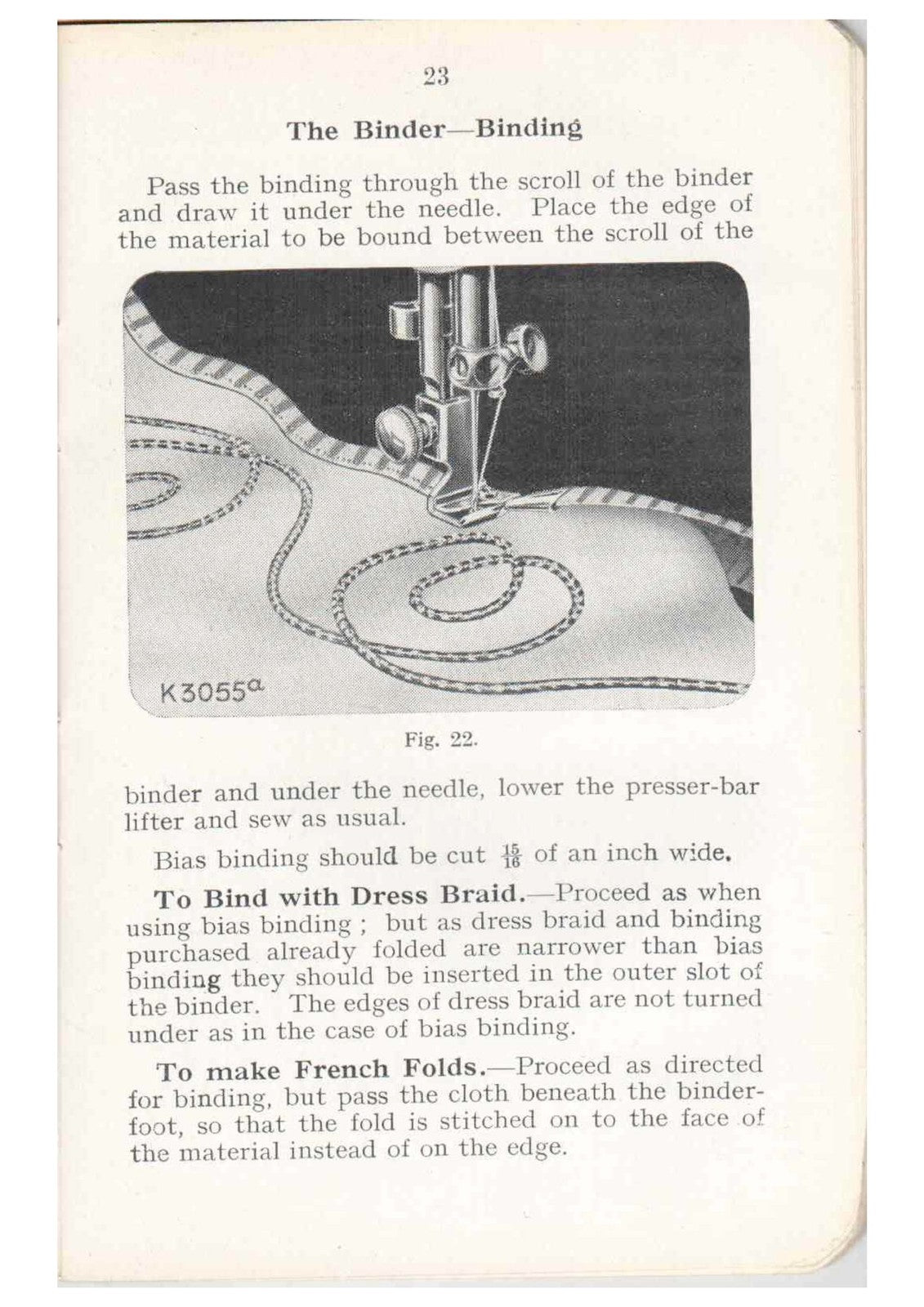 SINGER 221K Sewing Machine Instructions Manual - STEEL WIRE BOUND - TOUGH COVERS