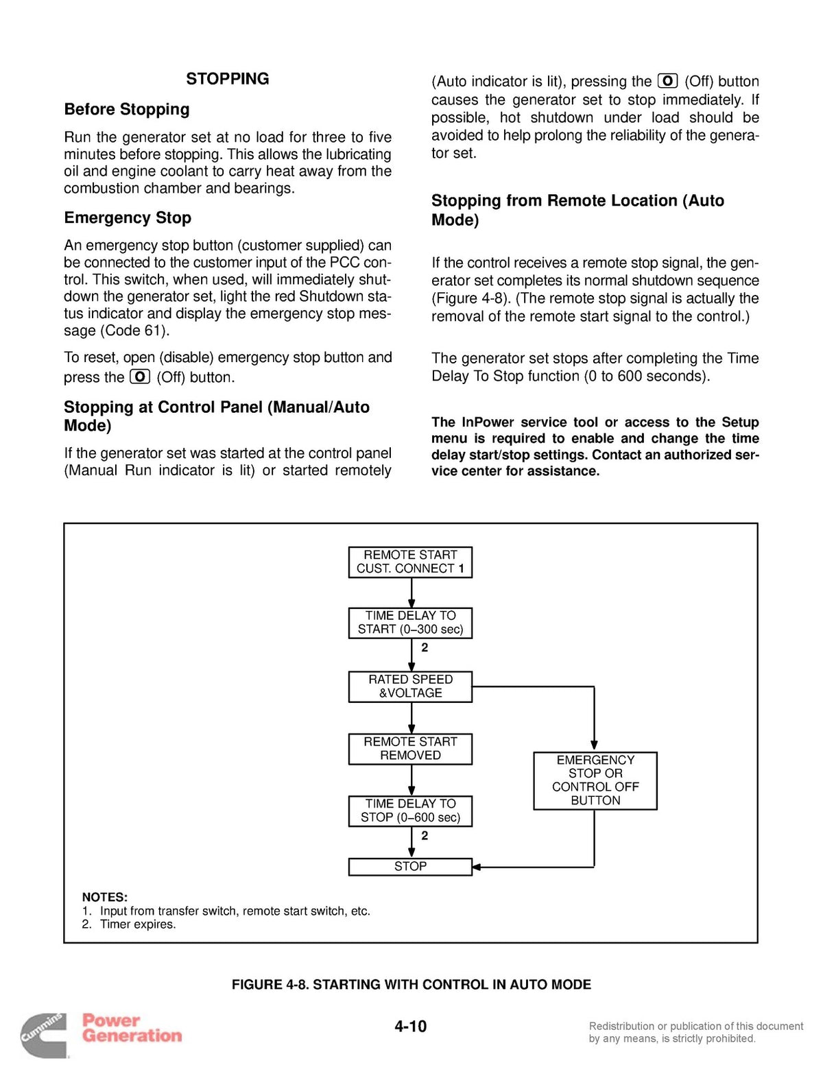 ONAN GGDB GenSet Operators Manual With PowerCommand Control 2005 - WIRE BOUND