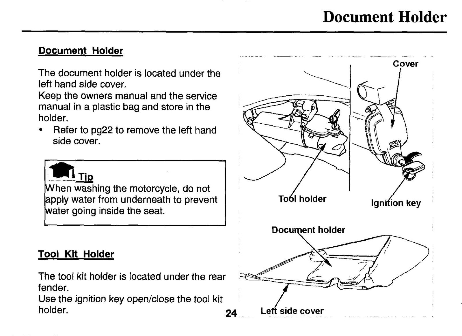 HONDA CRM250AR Motorcycle Owners Manual - STEEL WIRE BOUND - PROTECTIVE COVERS