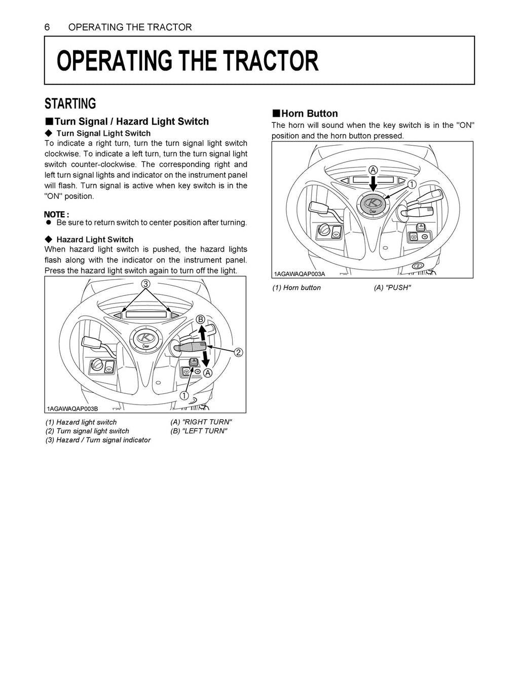 KUBOTA ROPS CAB L3240 L3540 L4240 L5240 L5740 Operators Manual - WIRE BOUND