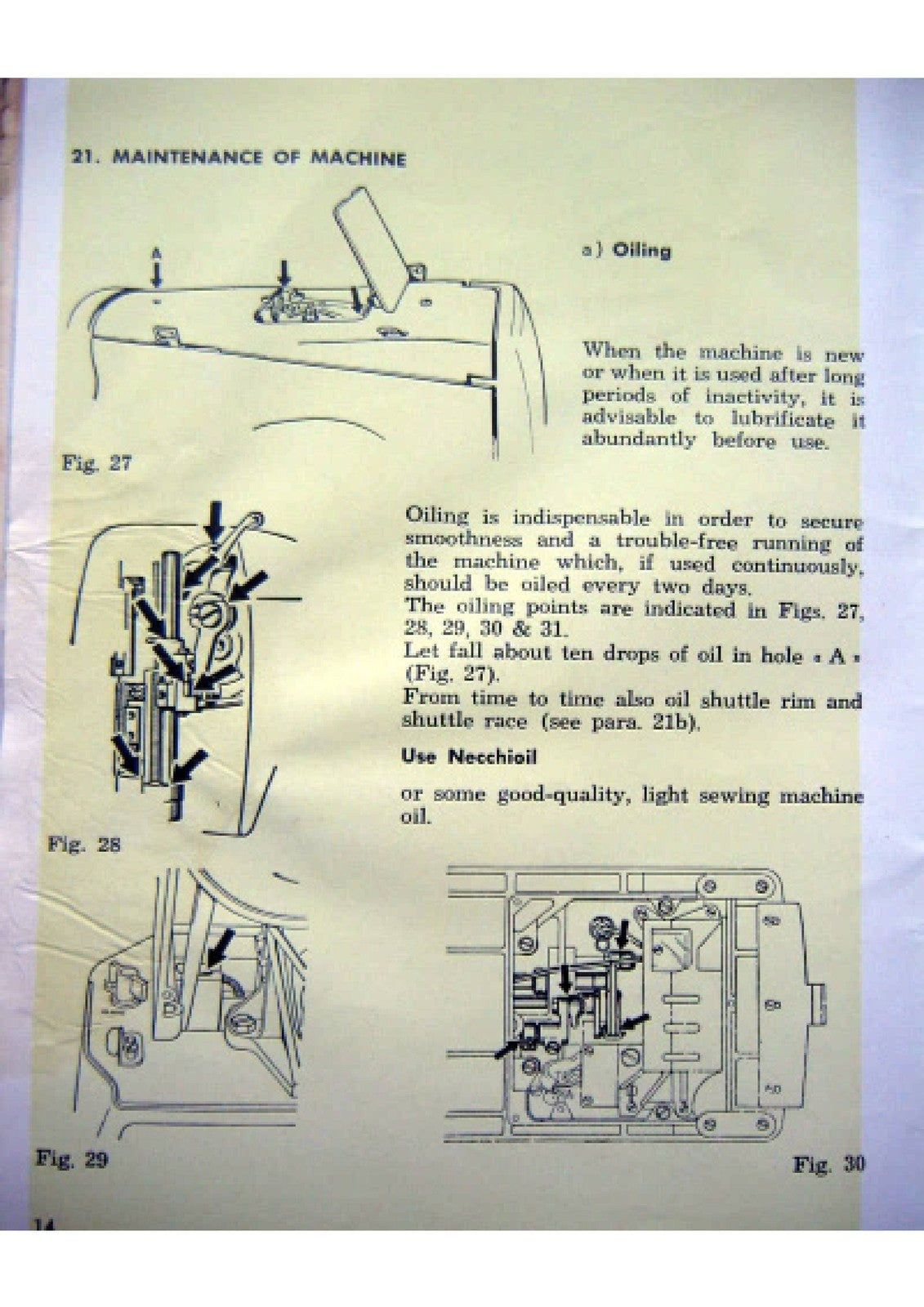 NECCHI Lycia 524 522 Sewing Machine Instruction Manual - WIRE BOUND - COVERS