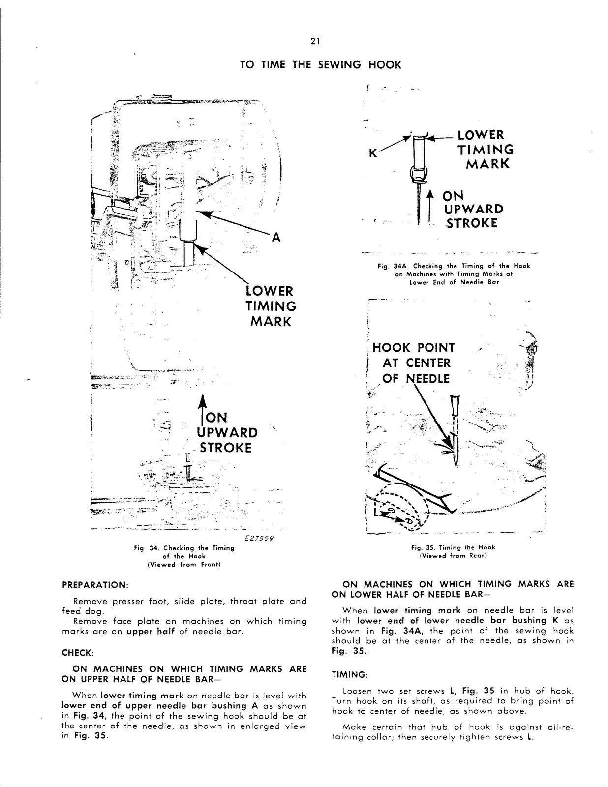 SINGER 251 Sewing Machine Service Manual - STEEL WIRE BOUND - PROTECTIVE COVERS