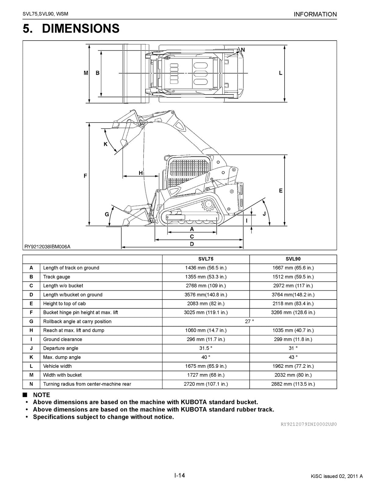 KUBOTA SVL75 SVL90 Compact Track Loader Workshop Manual 2011, FOLDOUTS