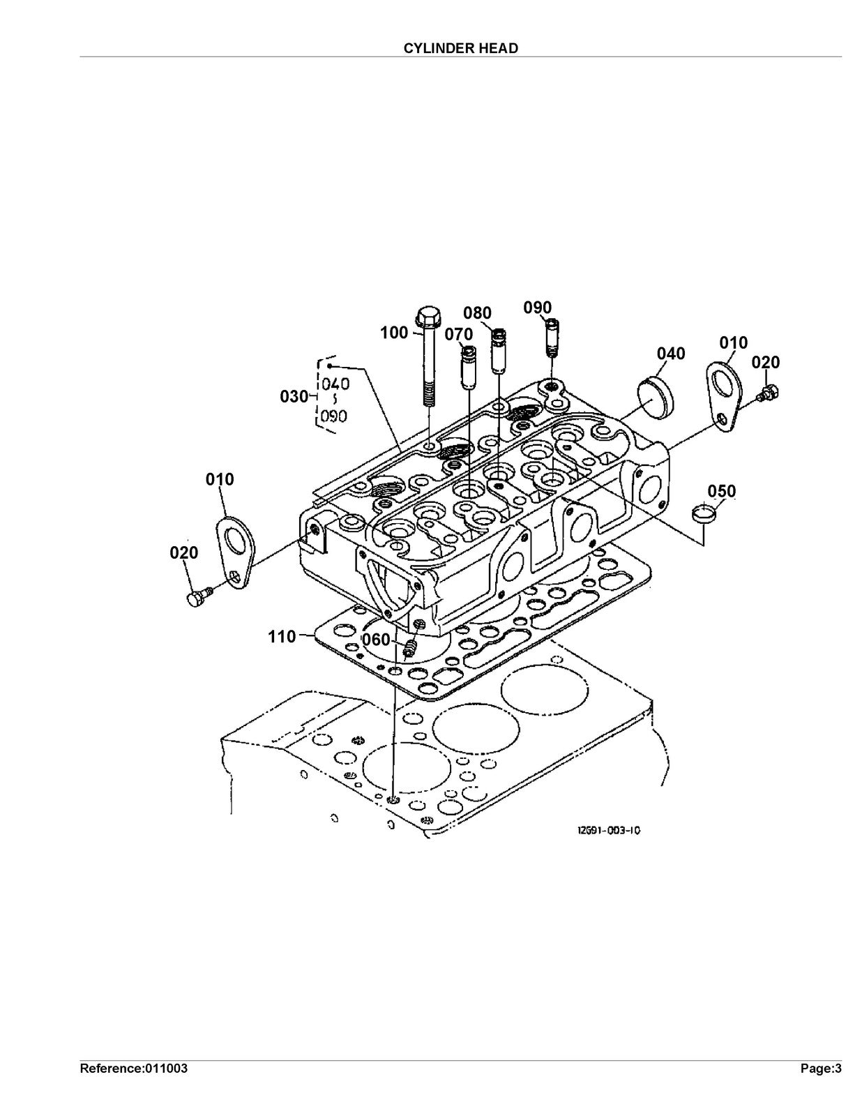 KUBOTA G2460G Parts Manual - STEEL WIRE BOUND - PROTECTIVE COVERS