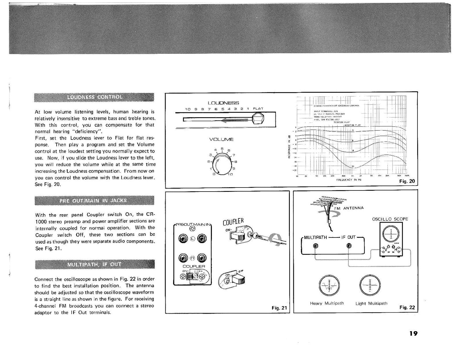 YAMAHA CR-1000 FM Stereo Receiver Owners Manual - WIRE BOUND - TOUGH COVERS