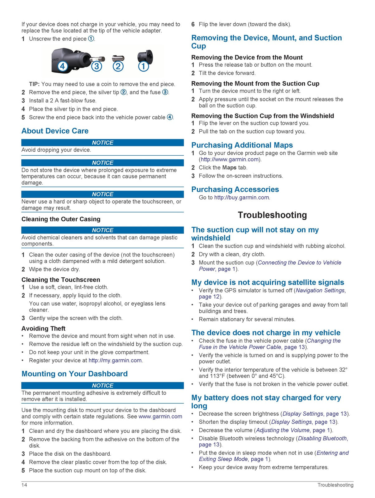 GARMIN Nuvi 2407 2408 2507 2508 Series Owners Manual 2013 - WIRE BOUND - COVERS