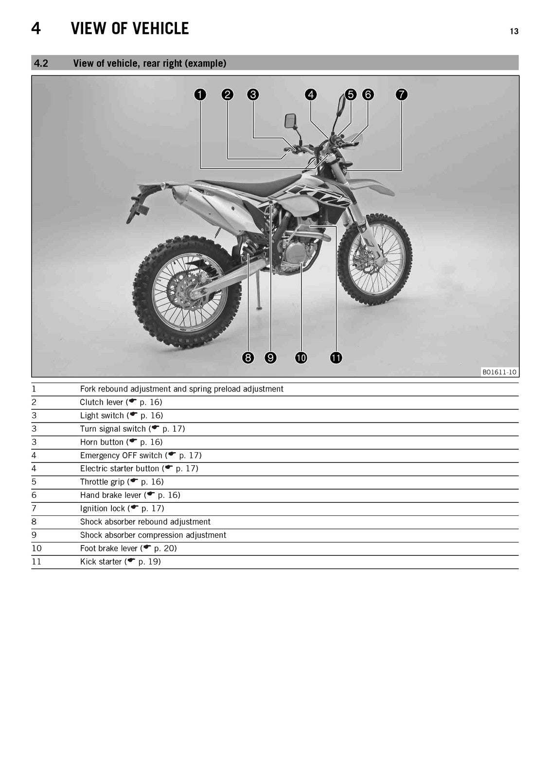 KTM 350 EXC-F Motorcycle Owners Manual 2014 - STEEL WIRE BOUND - TOUGH COVERS