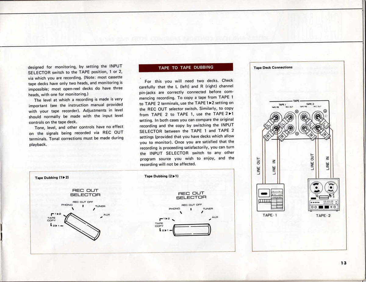 YAMAHA CA-810 Stereo Amplifier Operators & Service Manual BUNDLE - WIRE BOUND