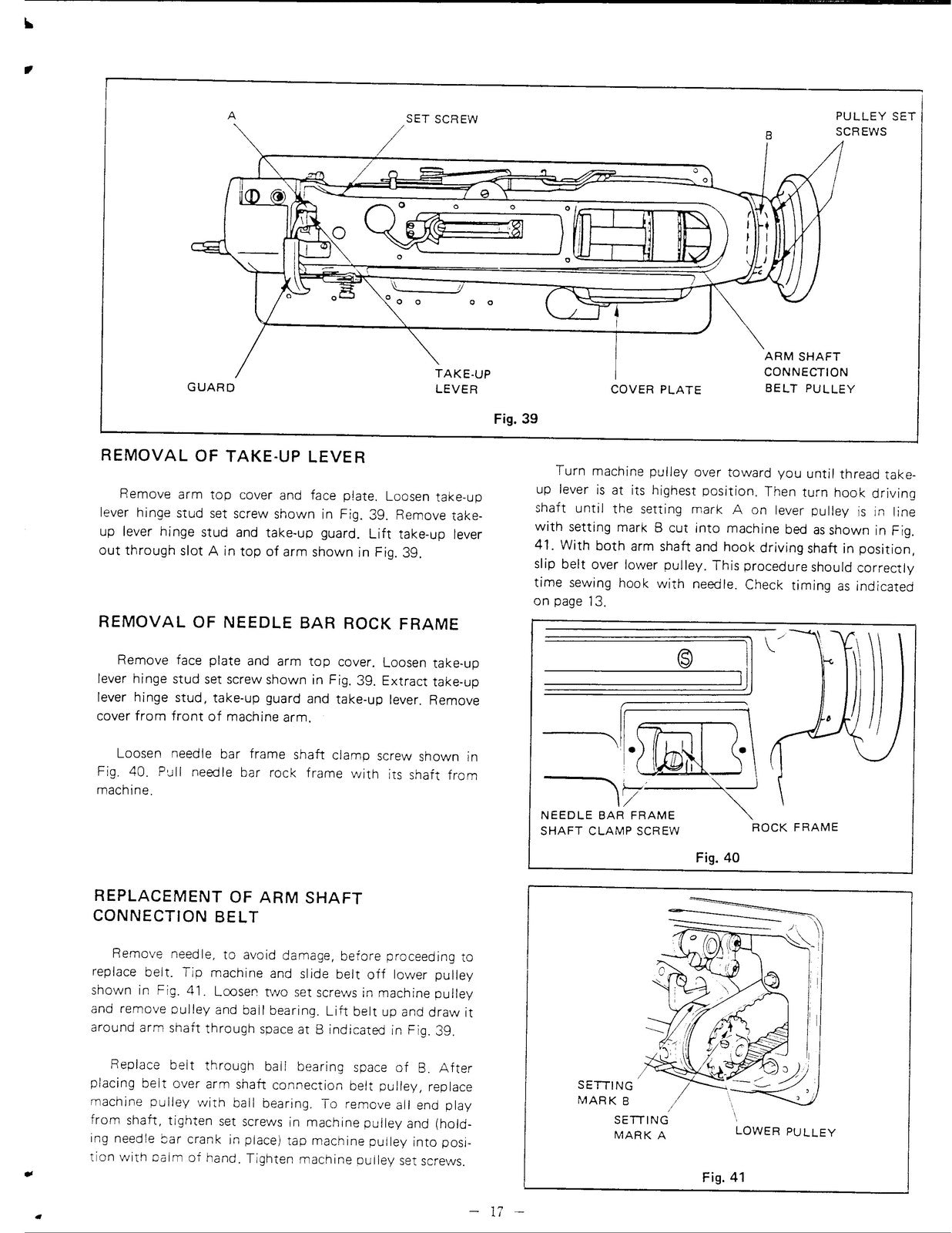 SINGER 212U141 Sewing Machine Service Manual - STEEL WIRE BOUND - TOUGH COVERS