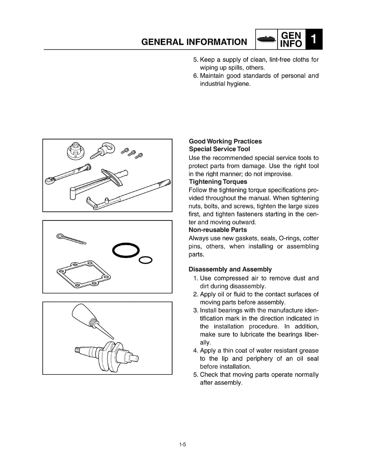 YAMAHA AR240 SX240 242 Limited Boat Service Manual 2010 - WIRE BOUND - COVERS