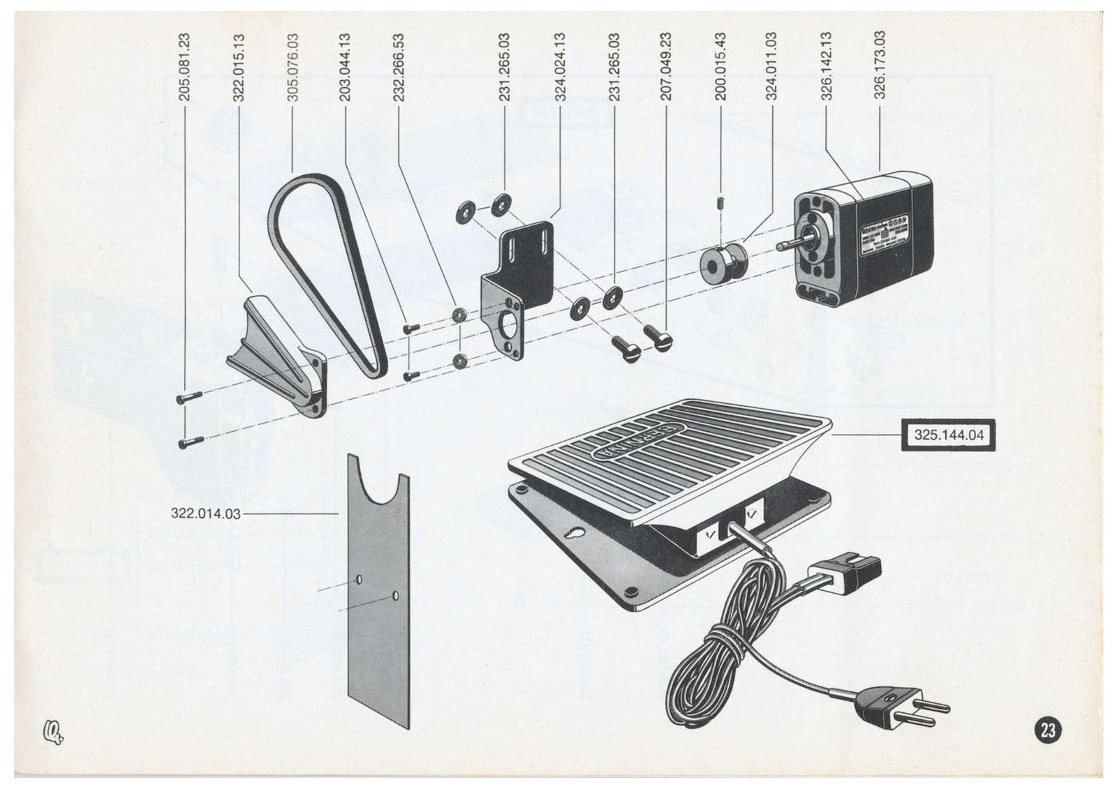 BERNINA 700 701 710 Sewing Machine Parts Manual - WIRE BOUND - TOUGH COVERS