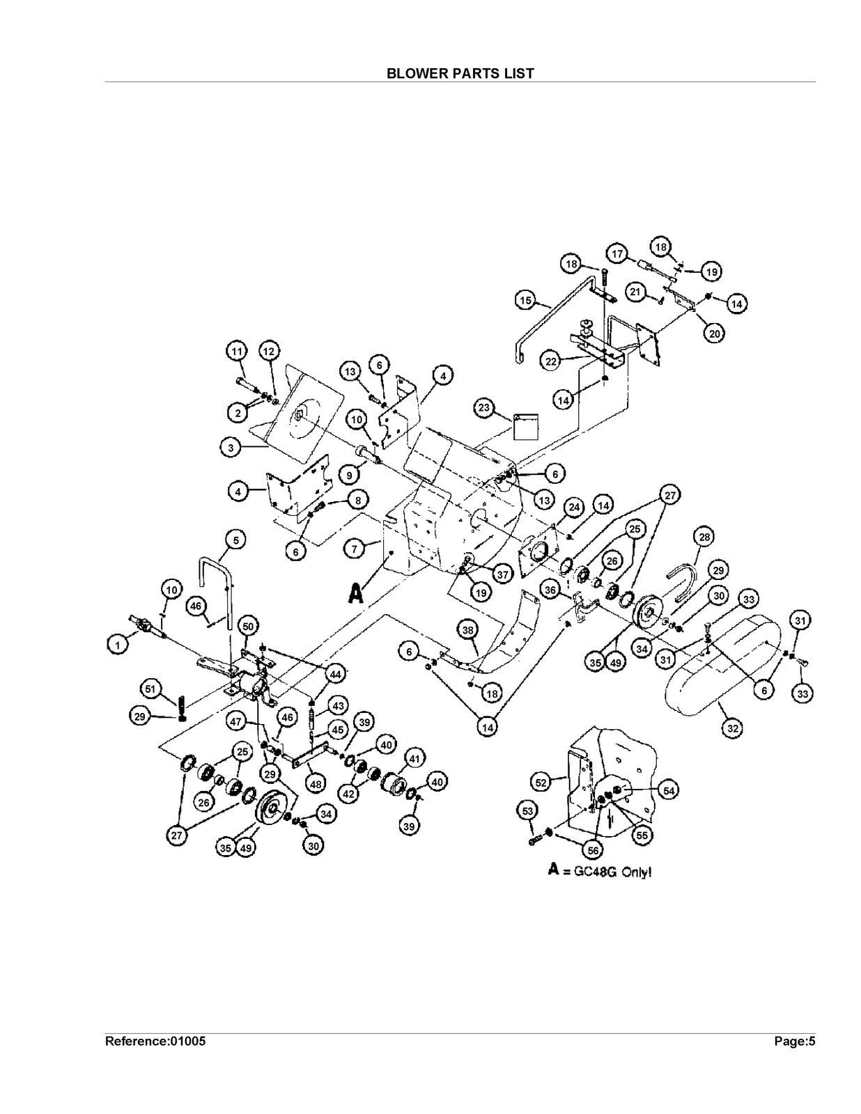 KUBOTA GC54G-Revised Parts Manual - STEEL WIRE BOUND - PROTECTIVE COVERS