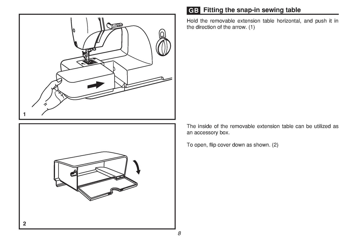 ANSONIC 809 Sewing Machine Instruction Manual - STEEL WIRE BOUND - TOUGH COVERS
