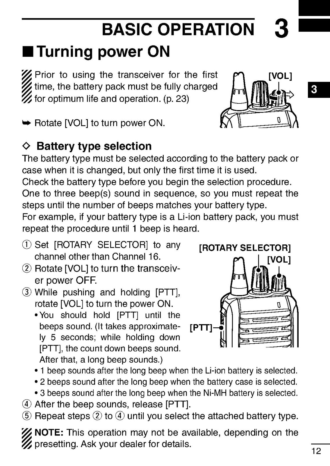 ICOM IC-F3000 IC-F4000 Series Transceiver Instruction Manual - WIRE BOUND