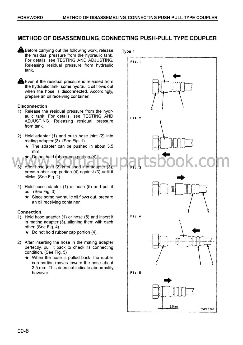 KOMATSU PC60-7 PC607-B SN DBK0001 UP SHOP MANUAL - BOUND - COVERS - XL FOLDOUTS