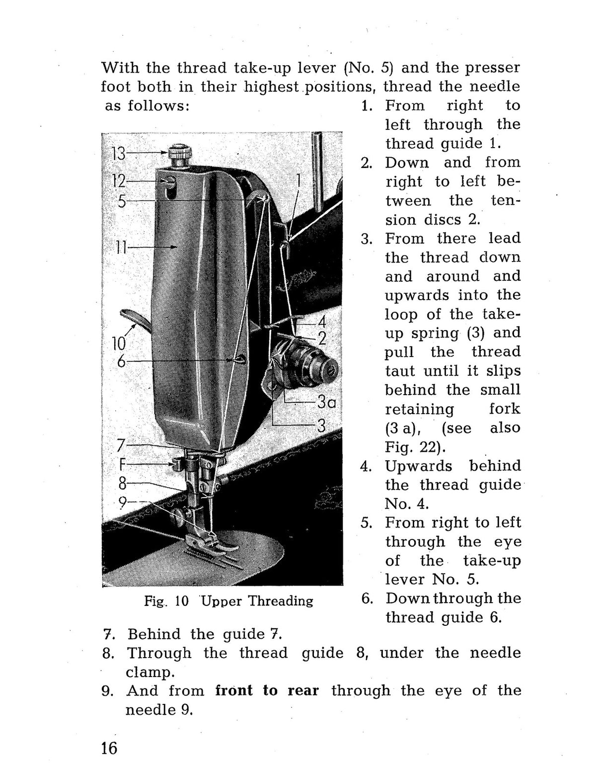 SINGER Class 216 Sewing Machine Instructions Manual - WIRE BOUND - TOUGH COVERS