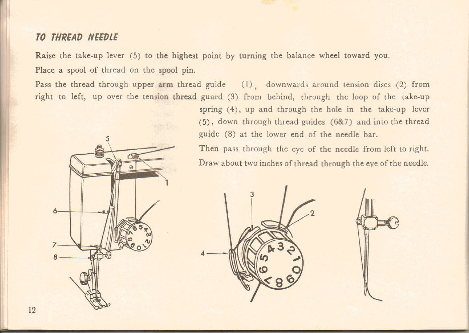 WINFIELD FW161 Sewing Machine Instruction Manual - WIRE BOUND - TOUGH COVERS
