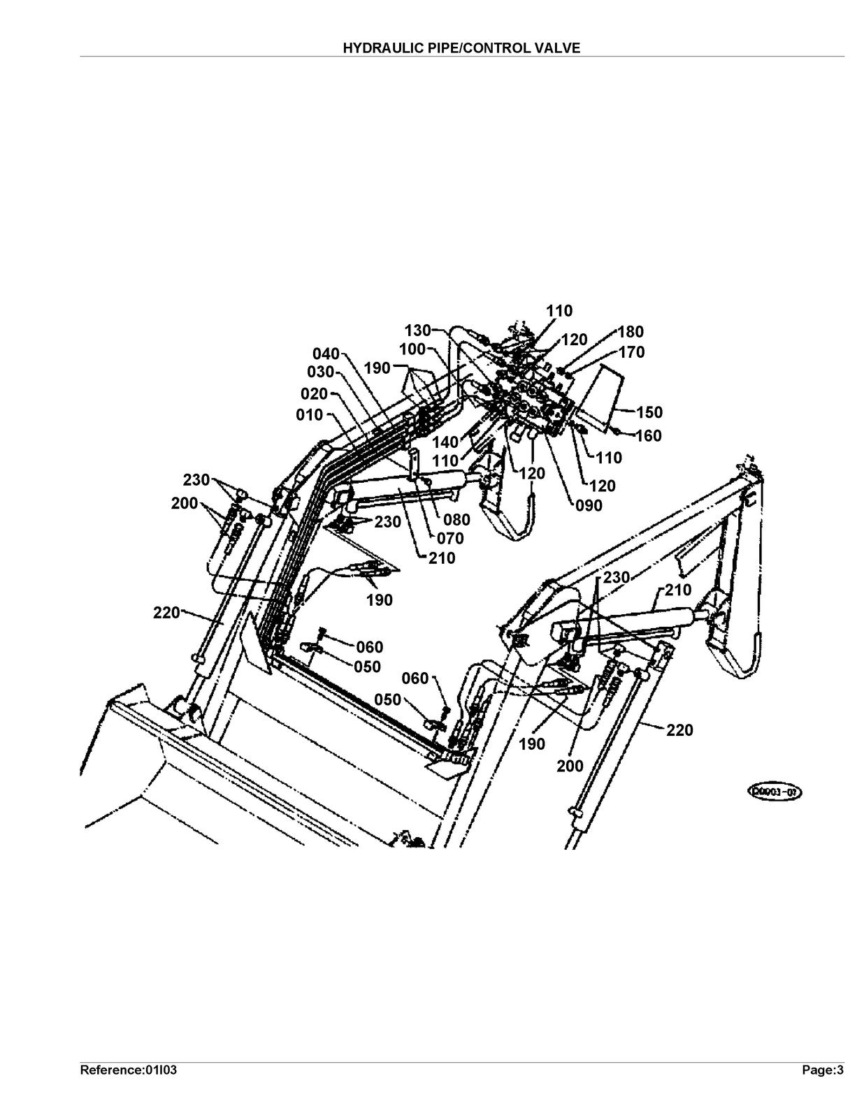 KUBOTA BF300-A Loader Illustrated Parts List Manual - WIRE BOUND - TOUGH COVERS