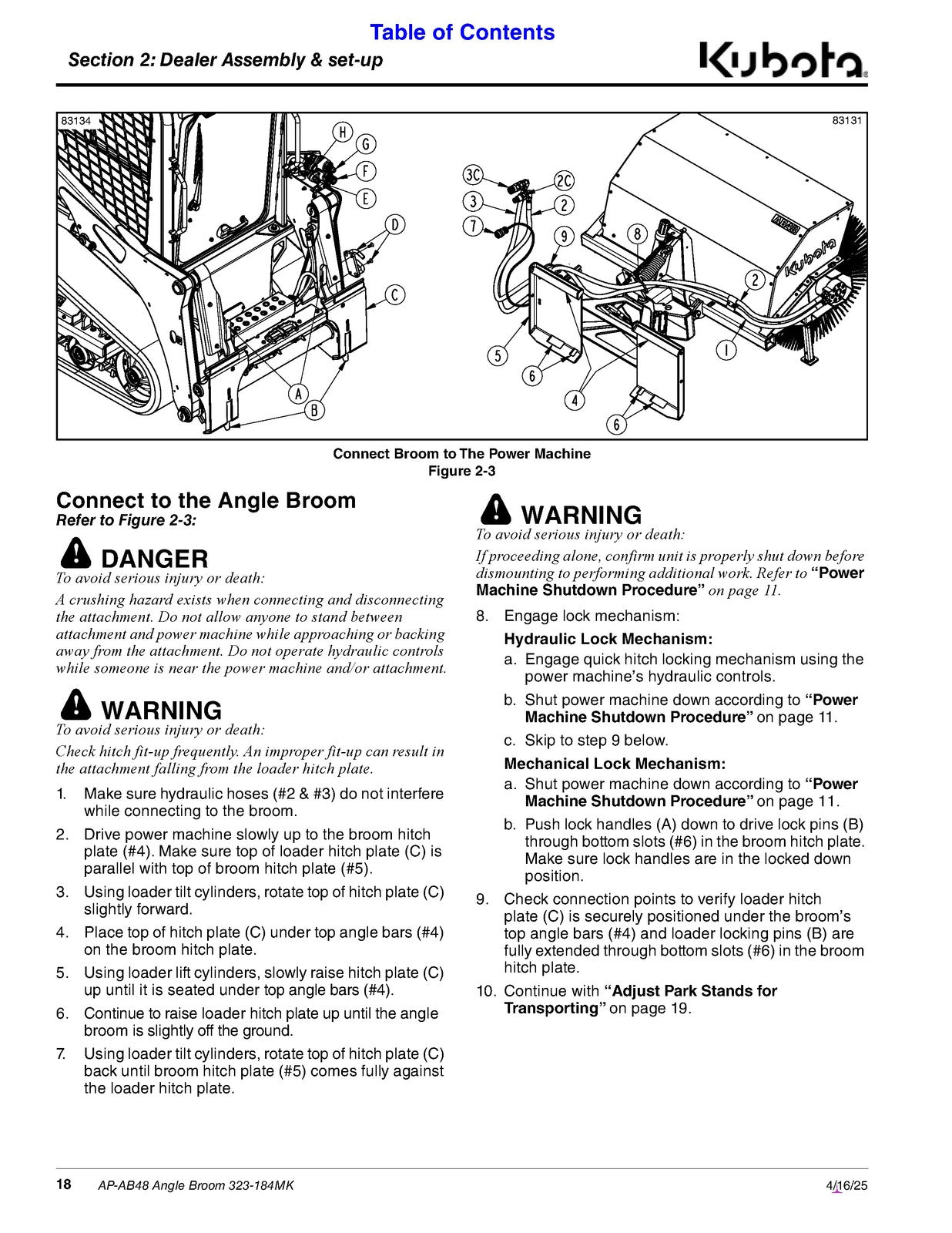 LAND PRIDE AB48 Angle Broom Operators Manual - STEEL WIRE BOUND - TOUGH COVERS
