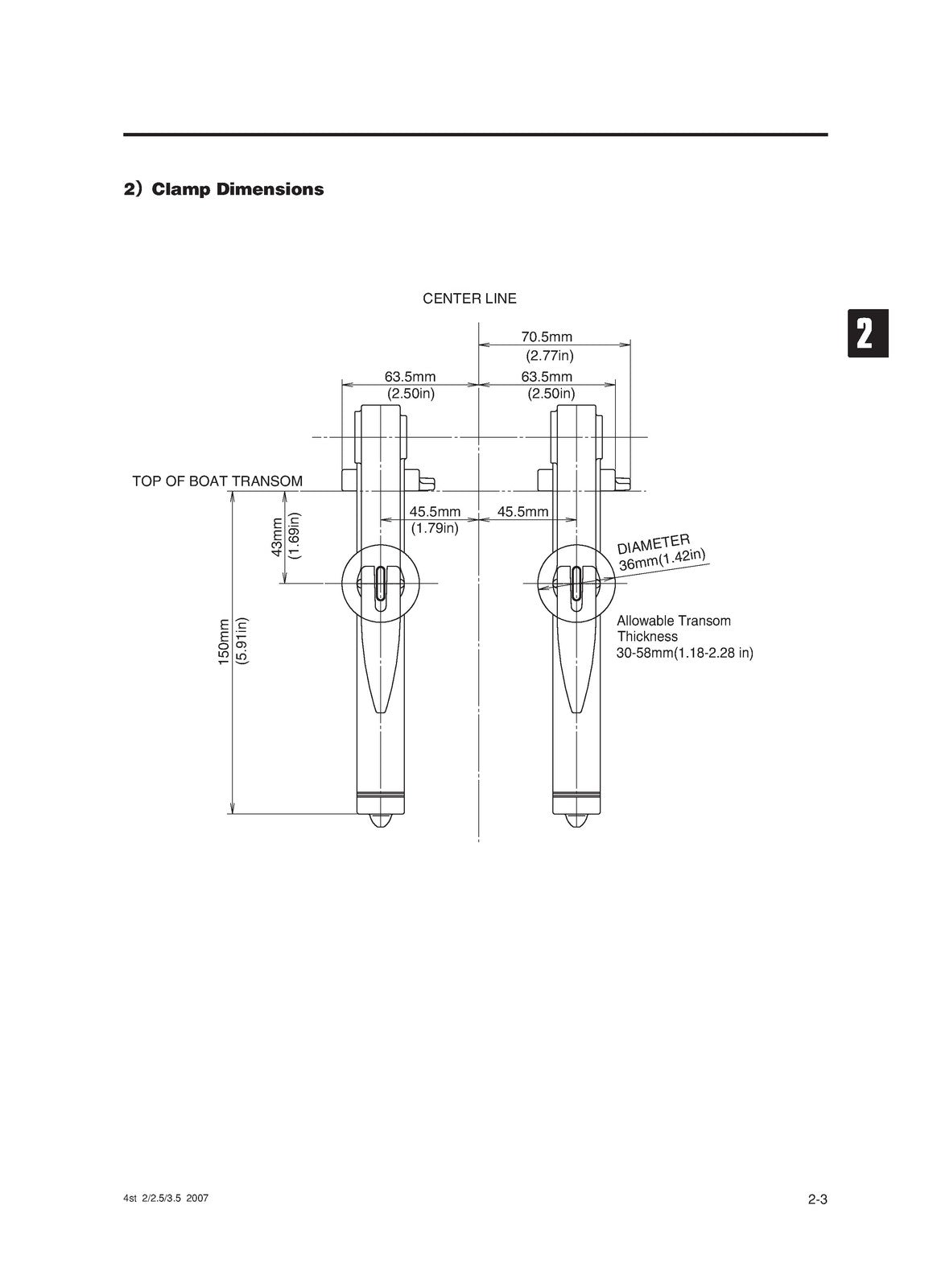 TOHATSU MFS 2 25 34A Models Service Manual - STEEL WIRE BOUND - TOUGH COVERS