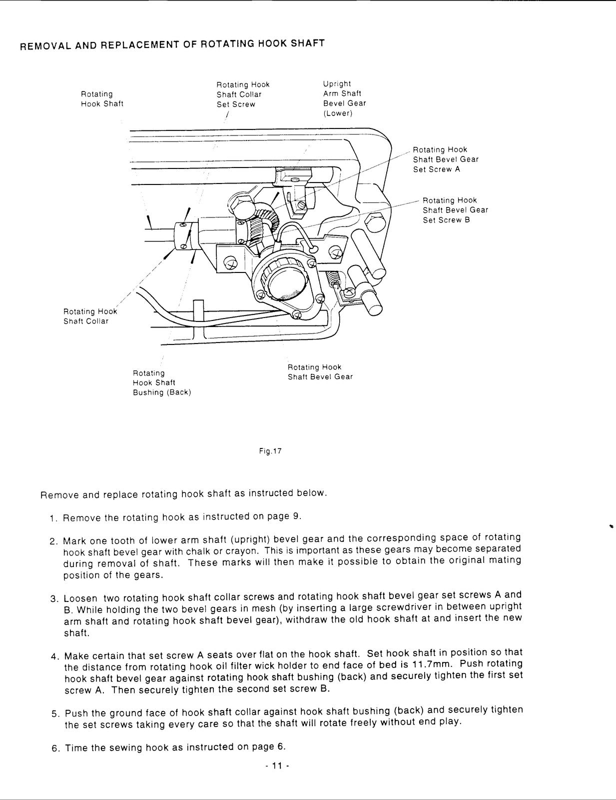 SINGER 1191D 200A 300A 258A 558A Service Manual - WIRE BOUND - TOUGH COVERS