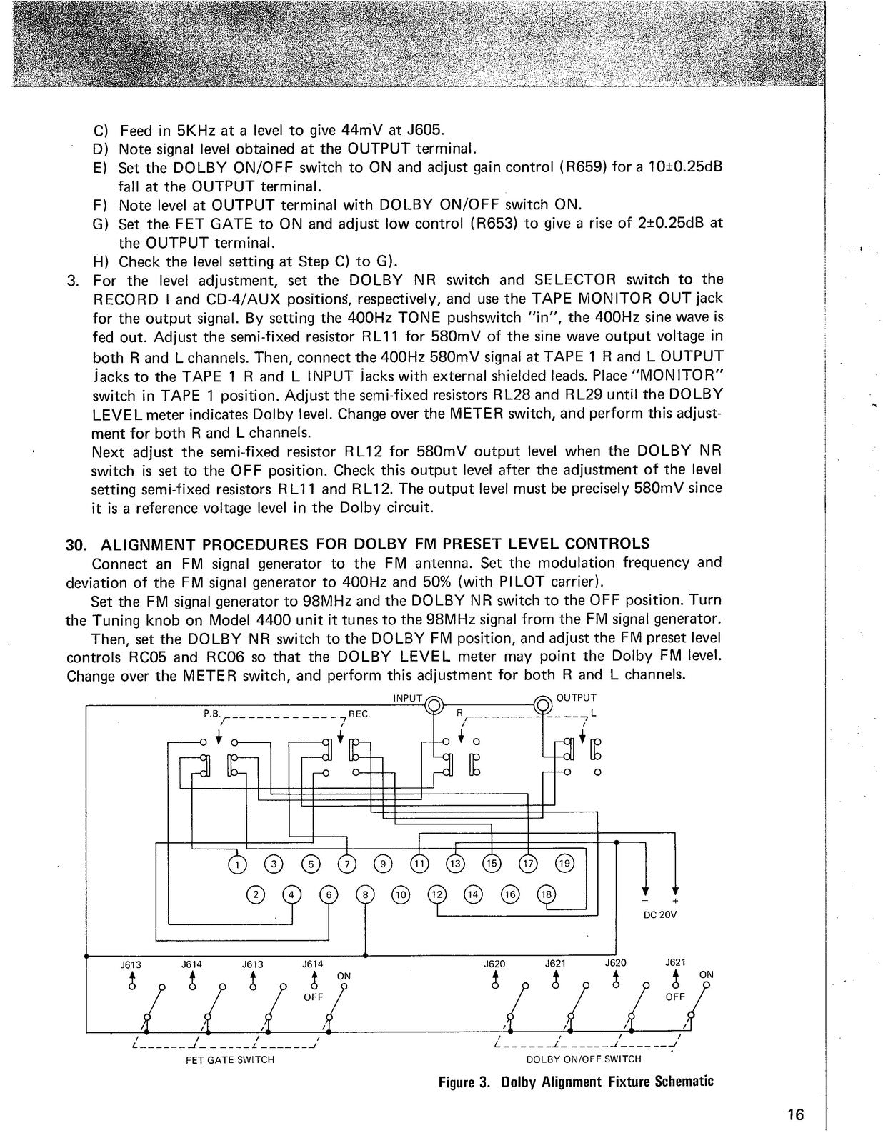 MARANTZ 4400 Stereo Receiver Service Manual - BOUND - COVERS - XL FOLDOUT PAGES