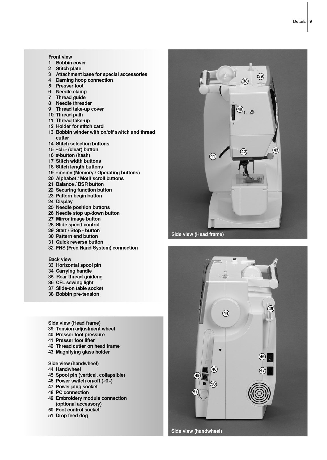 BERNINA Aurora 430 440 450 User Manual - STEEL WIRE BOUND - PROTECTIVE COVERS