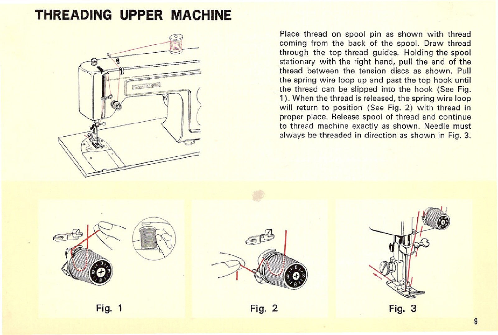 KENMORE 1316 1318 Zig-Zag Sewing Machine Instruction Manual - WIRE BOUND