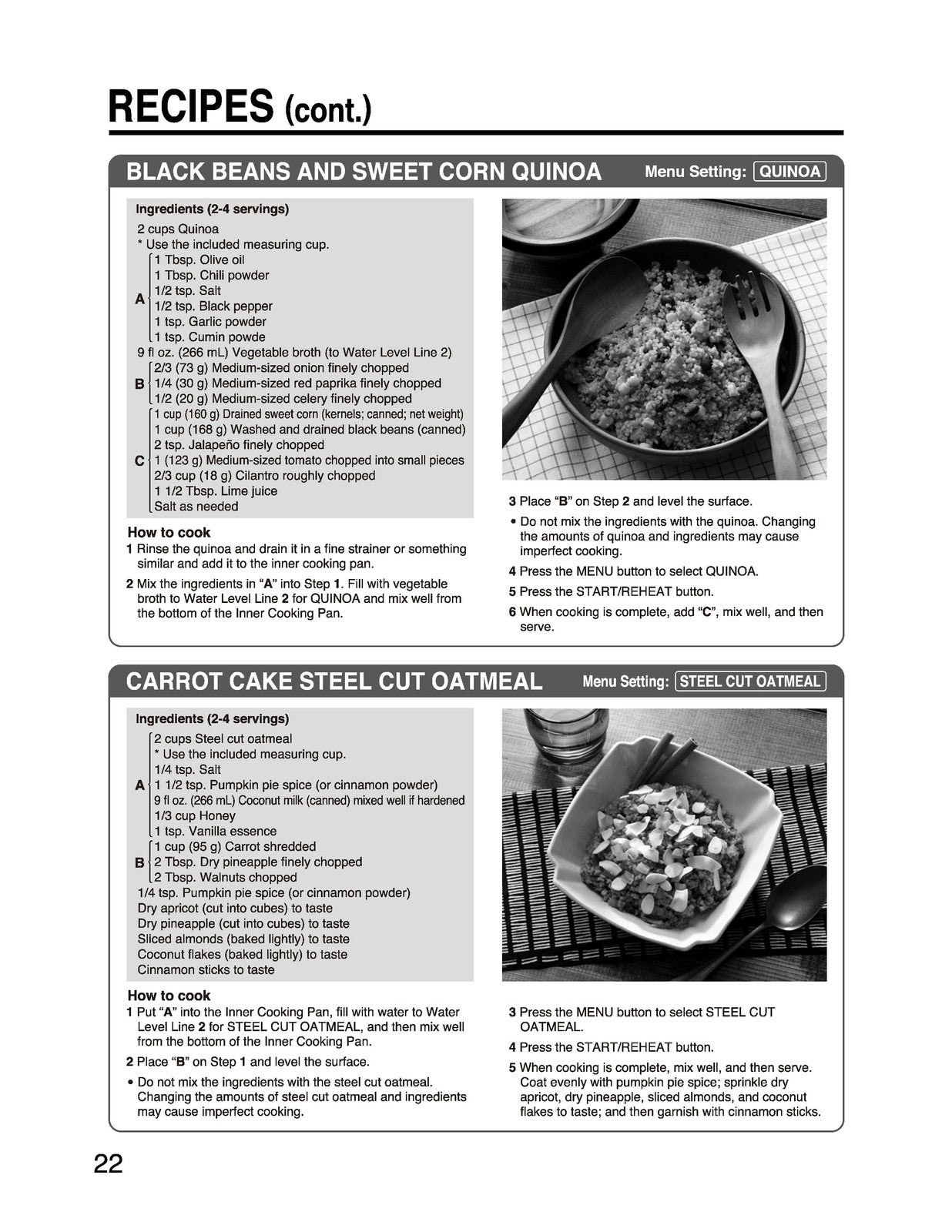 ZOJIRUSHI NS-TSC10A 18A Micom Rice Cooker  Operating Instructions Manual