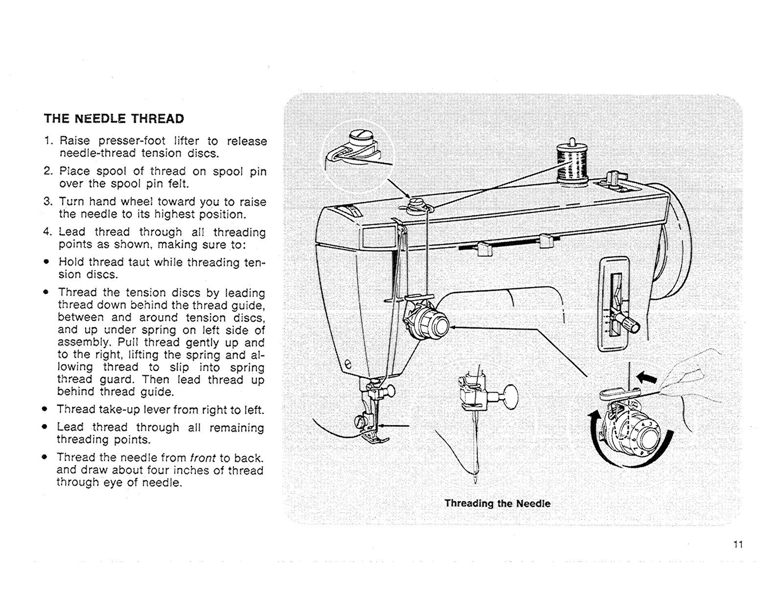 SINGER 257 Fashion Mate Sewing Machine Instruction Manual - WIRE BOUND - COVERS