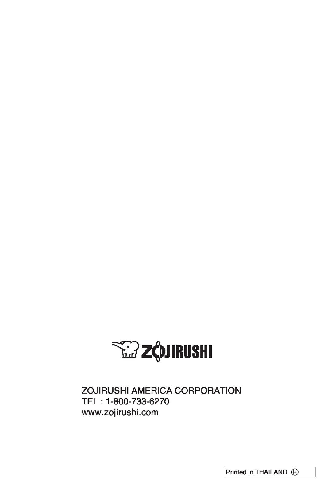 ZOJIRUSHI NHS-06 10 18 Automatic Rice Cooker Operating Instructions Manual