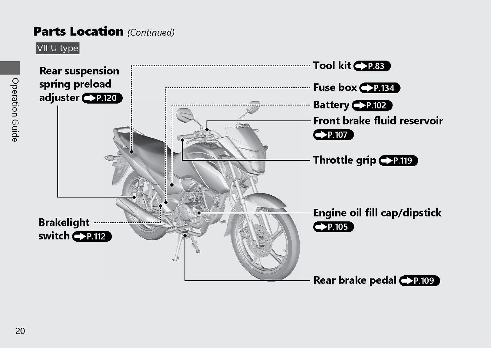 HONDA CBF125 Motorcycle Owners Manual 2025 - STEEL WIRE BOUND - TOUGH COVERS