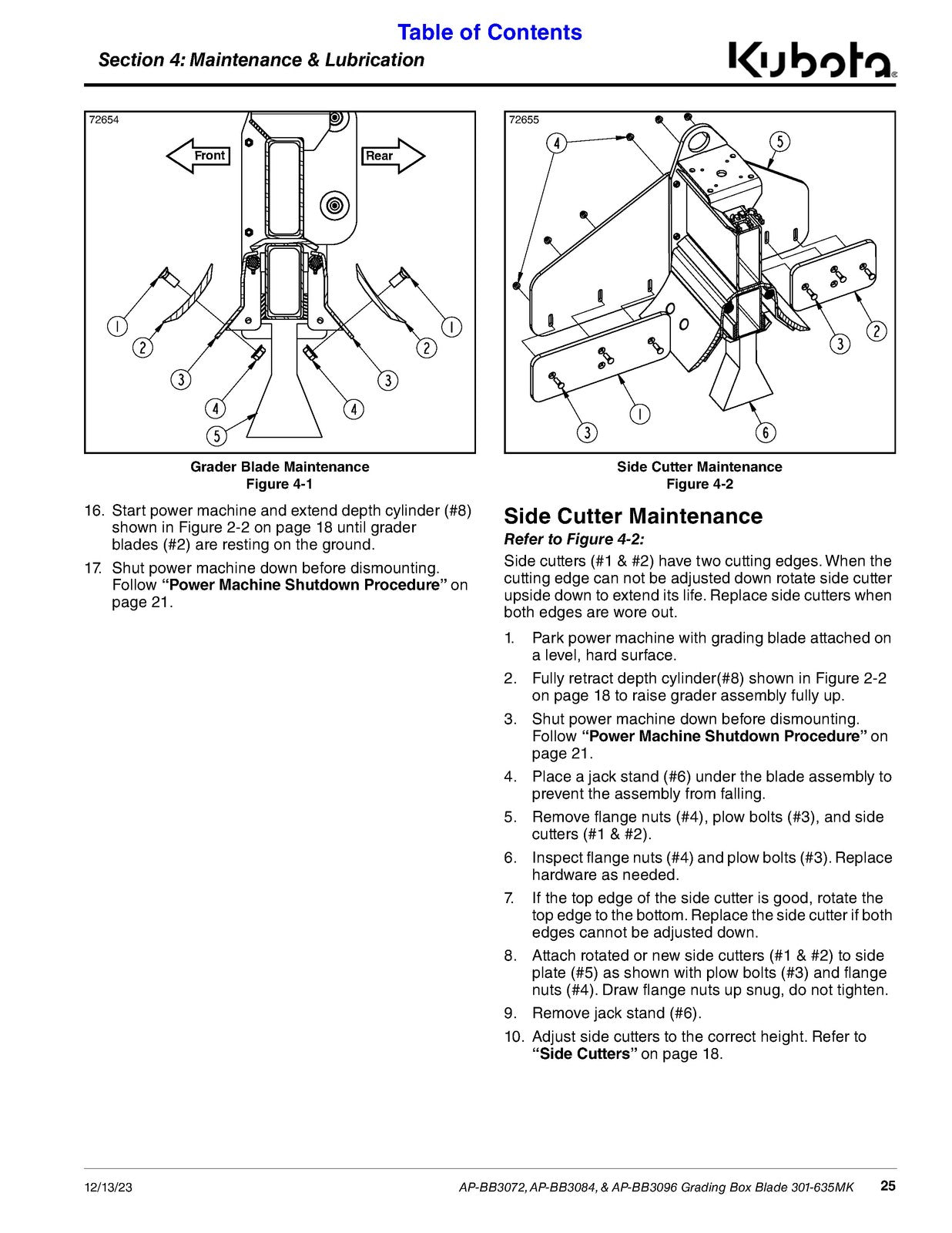 LAND PRIDE BB30 Series Box Blades Operators Manual - WIRE BOUND - TOUGH COVERS