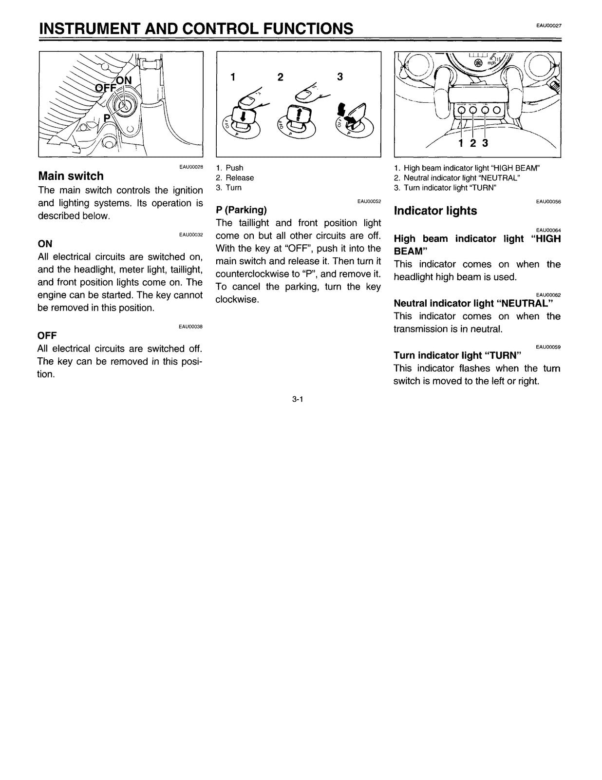 YAMAHA Virago XV535 Owners Manual - STEEL WIRE BOUND - PROTECTIVE COVERS