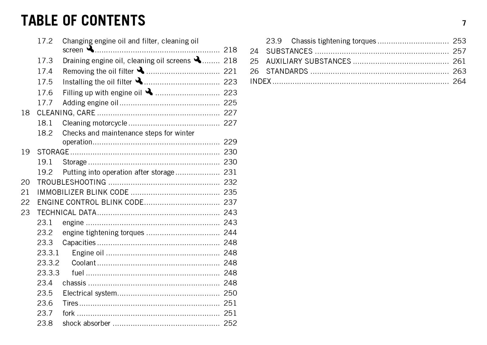 KTM 1190 RC8 R Owners Manual 2013 - STEEL WIRE BOUND - PROTECTIVE COVERS