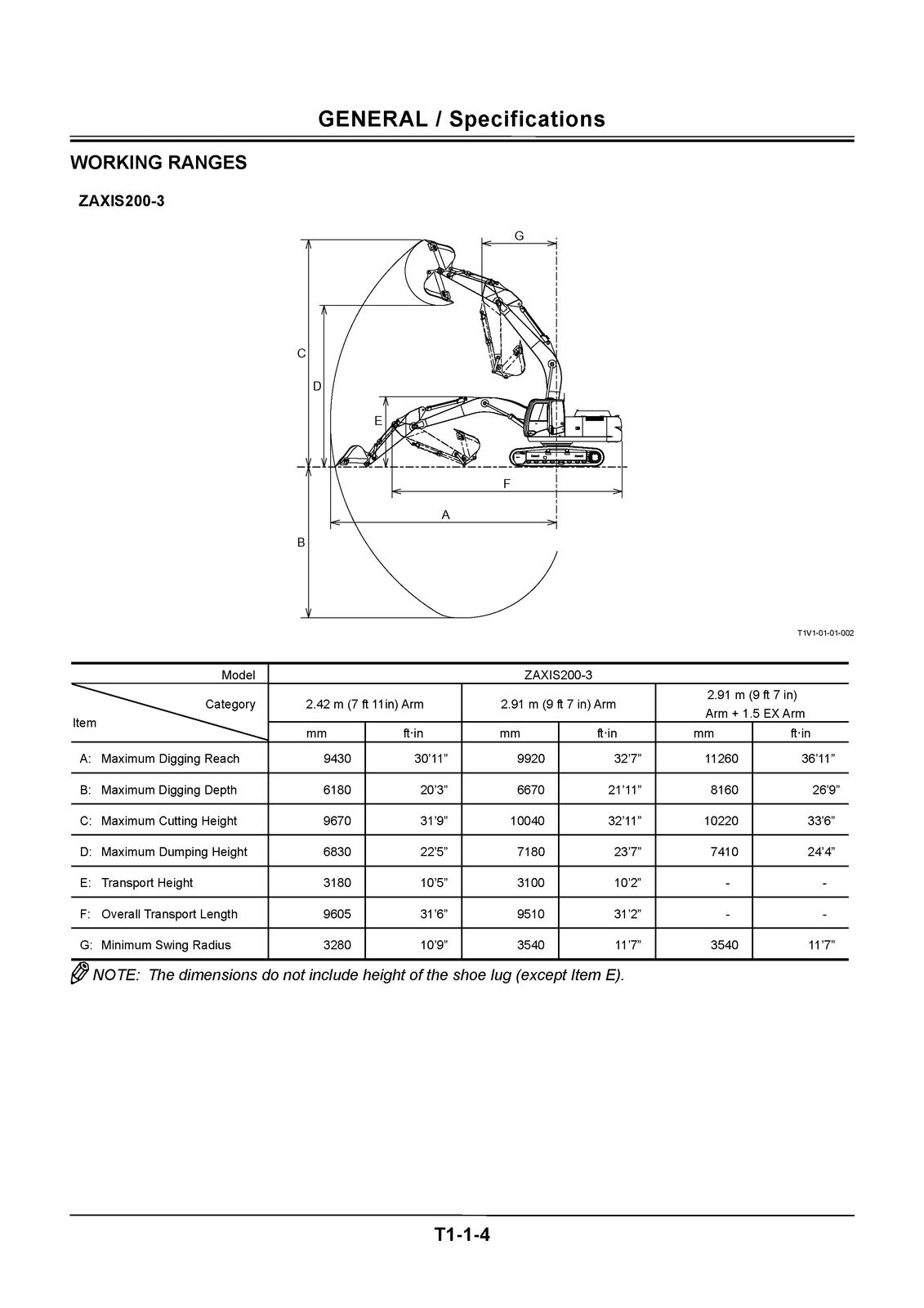 HITACHI ZAXIS 200-3 240-3 270-3 Class Technical Service Manual - WIRE BOUND