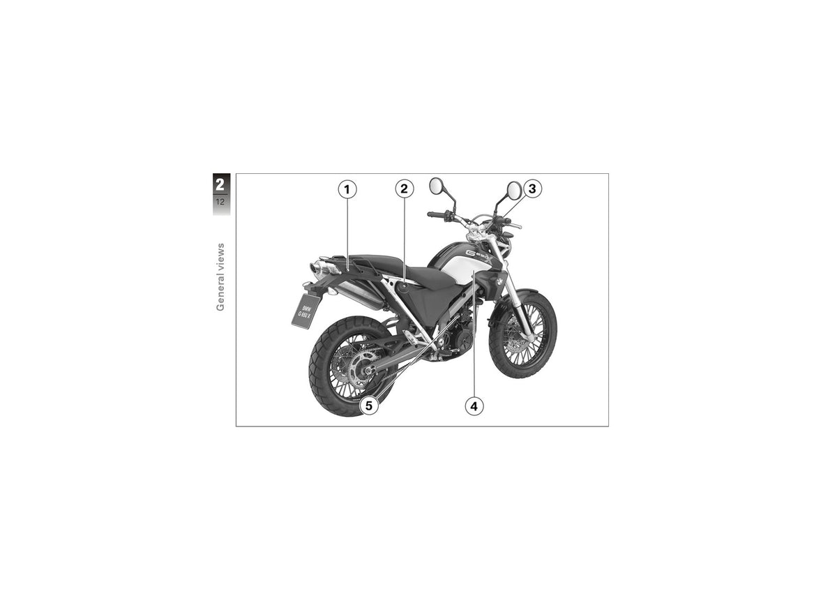BMW MOTORRAD G 650 Xcountry Riders Manual 2007 - WIRE BOUND - TOUGH COVERS