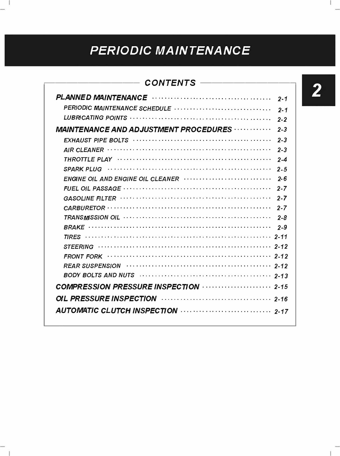 SUZUKI AN125HK Motorcycle Service Manual - STEEL WIRE BOUND - PROTECTIVE COVERS