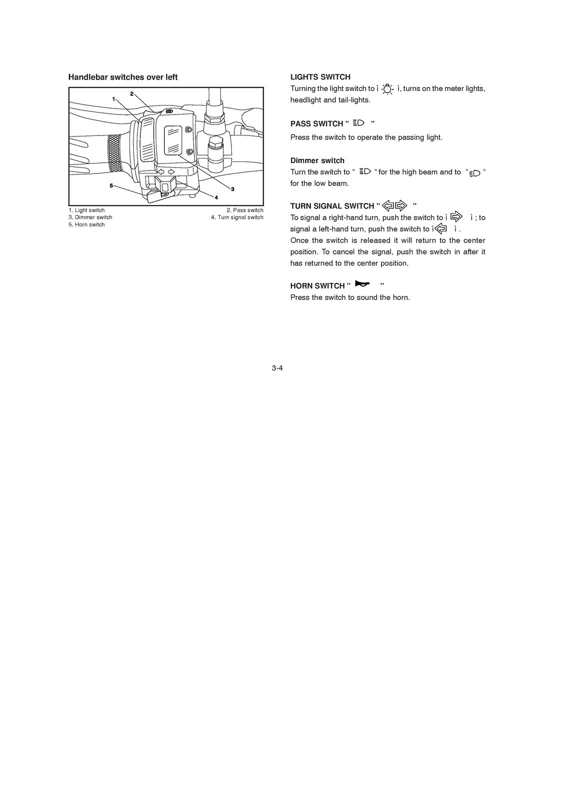 YAMAHA YBR125K Owners Manual 2003 - STEEL WIRE BOUND - PROTECTIVE COVERS