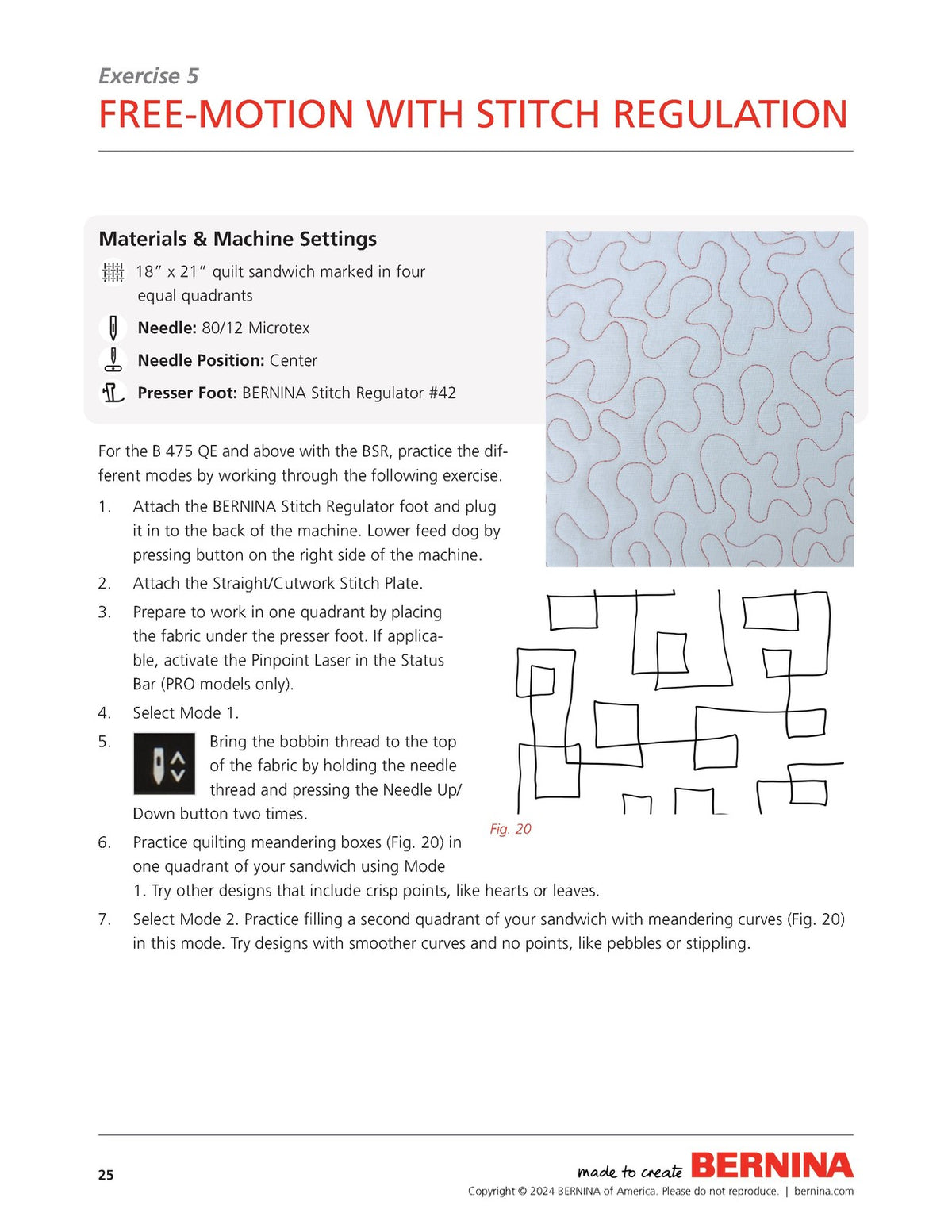 BERNINA 3 4 5 7 Series Quilting Workbook - STEEL WIRE BOUND - PROTECTIVE COVERS