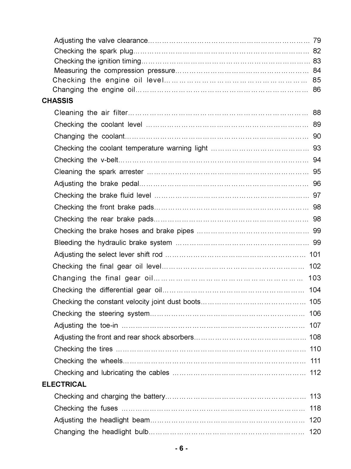 HISUN HS1000 UTV Service Manual - BOUND - COVERS - XL FOLDOUT PAGES