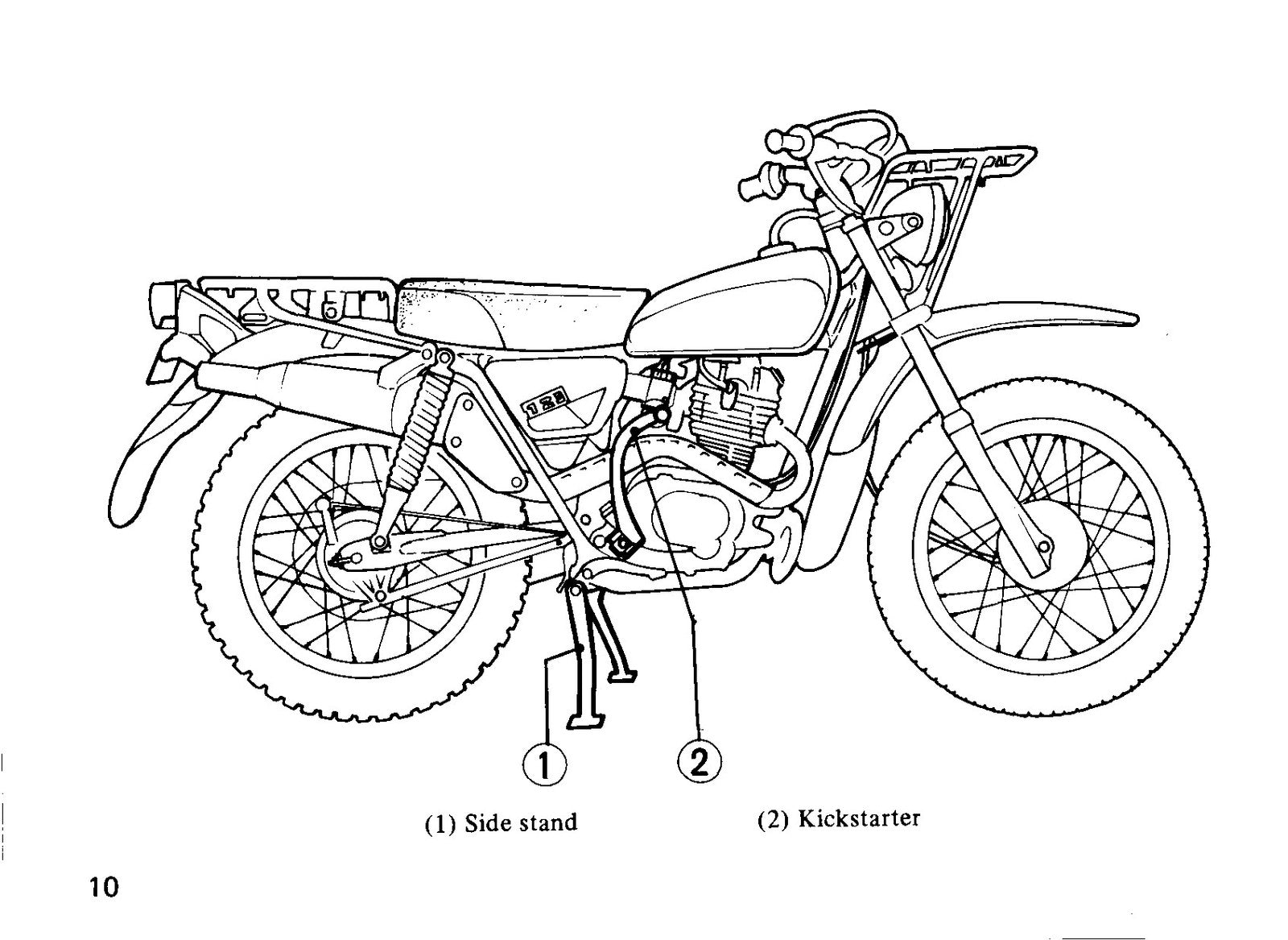 HONDA CT125 Owners Manual 1985 - BOUND - COVERS - XL FOLDOUT PAGES