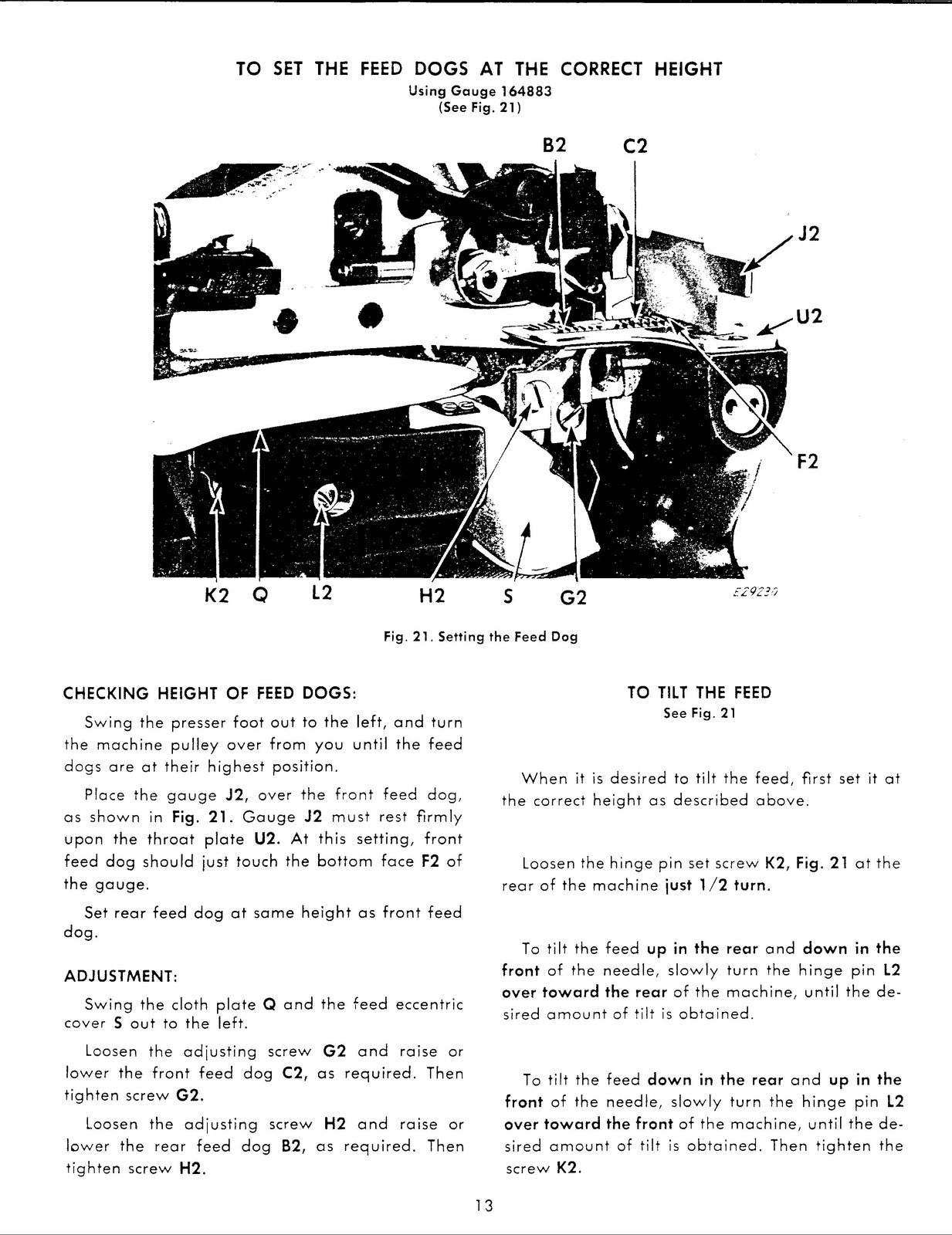 SINGER 246K50 246K51 Overedging Service And Parts Manual - WIRE BOUND - COVERS