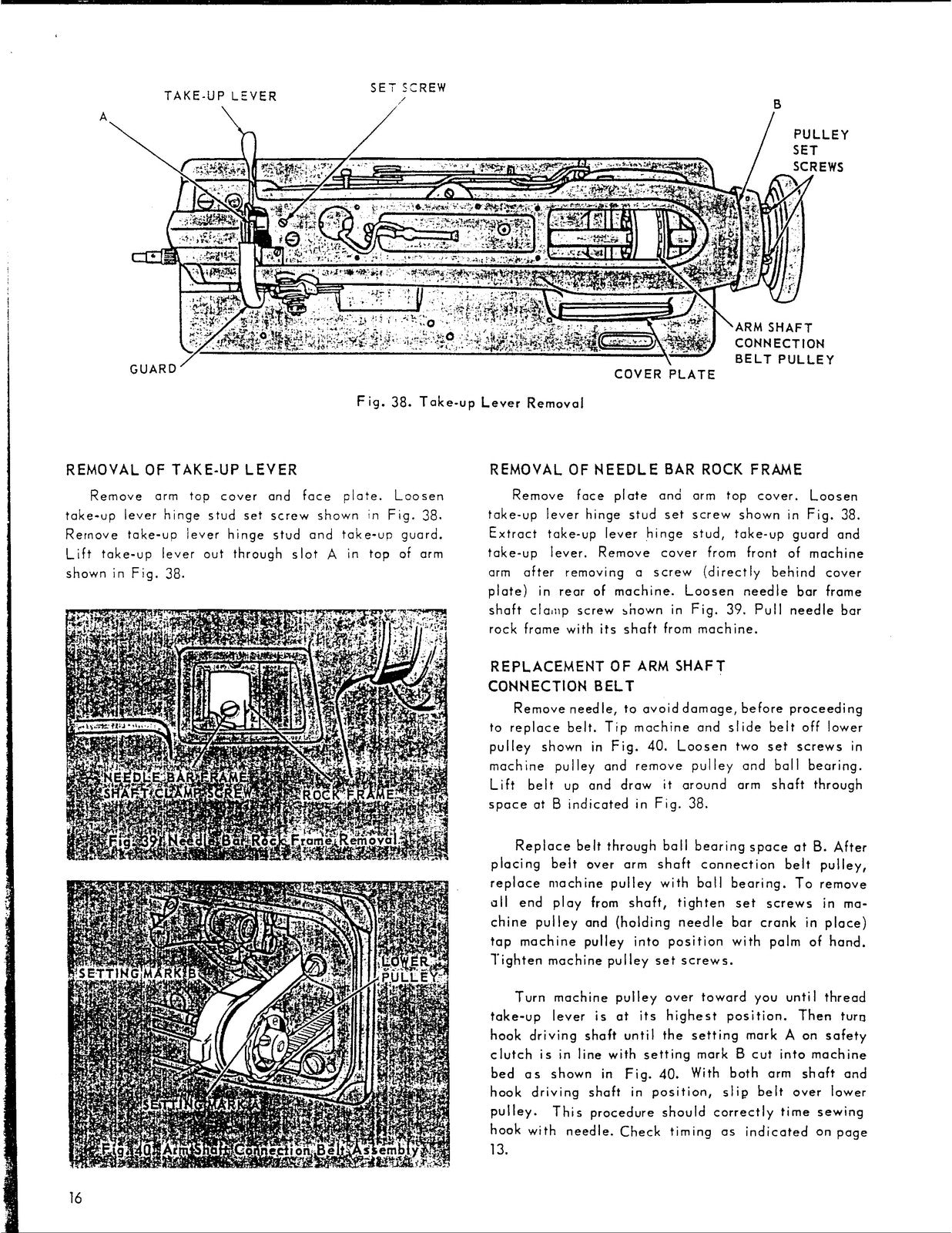 SINGER 211G146 211G151 211G157 Sewing Machine Service Manual - WIRE BOUND