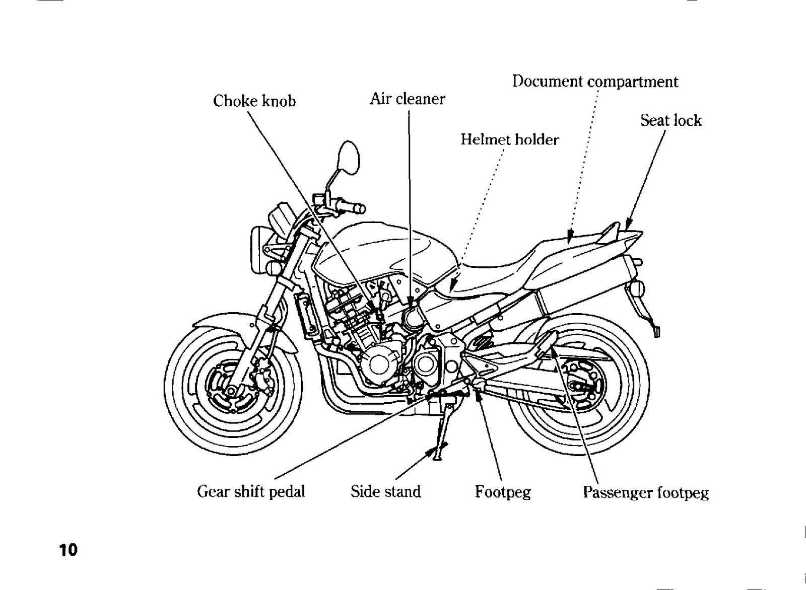 HONDA CB900F Motorcycle Owners Manual 2002 - BOUND - COVERS - XL FOLDOUT PAGES